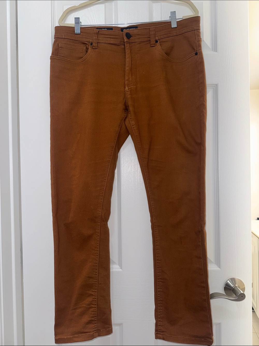 Men's Pants in Rust Brown